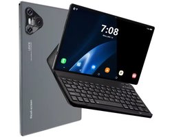Mookes Pad 9 Pro Tablet 10.1 inch Android Snapdragon 8gen2 Global 12GB 512GB 10000 mah 5G Dual SIM WIFI HD Scherm - Black and Keyboard