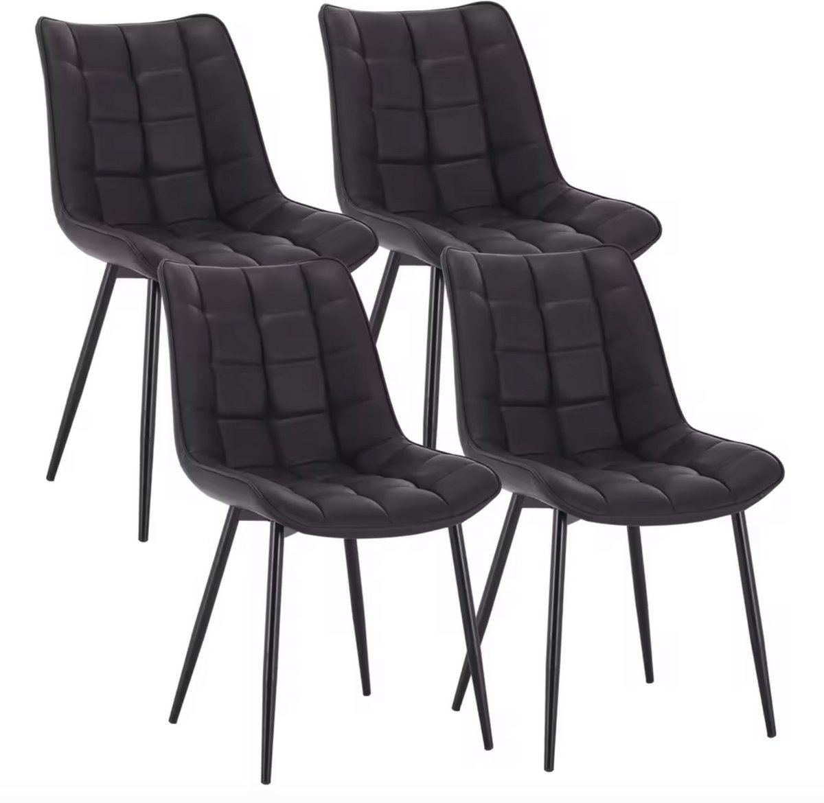 Varnox Eetkamer Stoelen - Eettafel stoelen - Stoelen - Eetkamerstoel - PU Leer - PU Leder