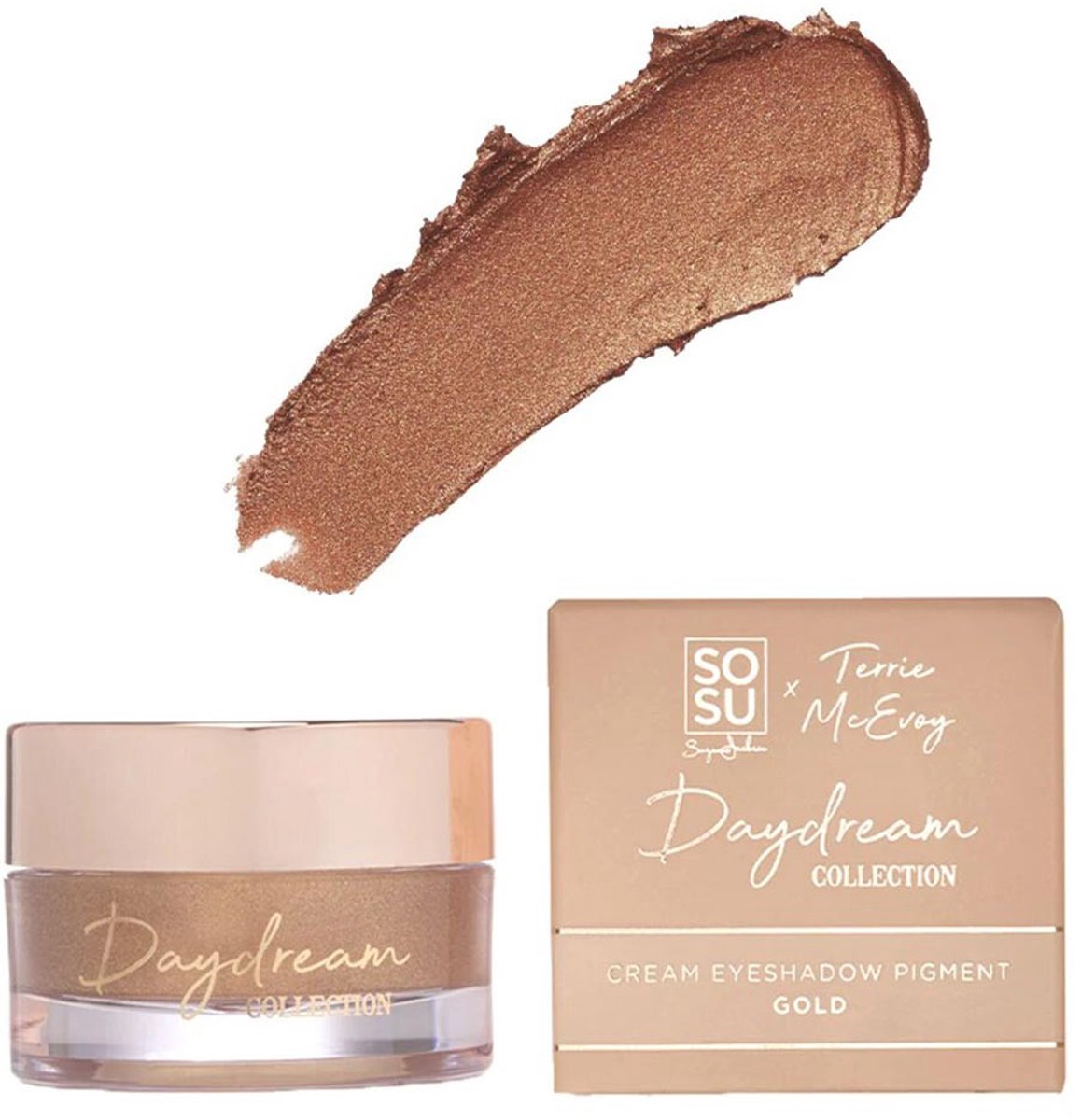 Sosu cream eyeshadow gold creme oogschaduw