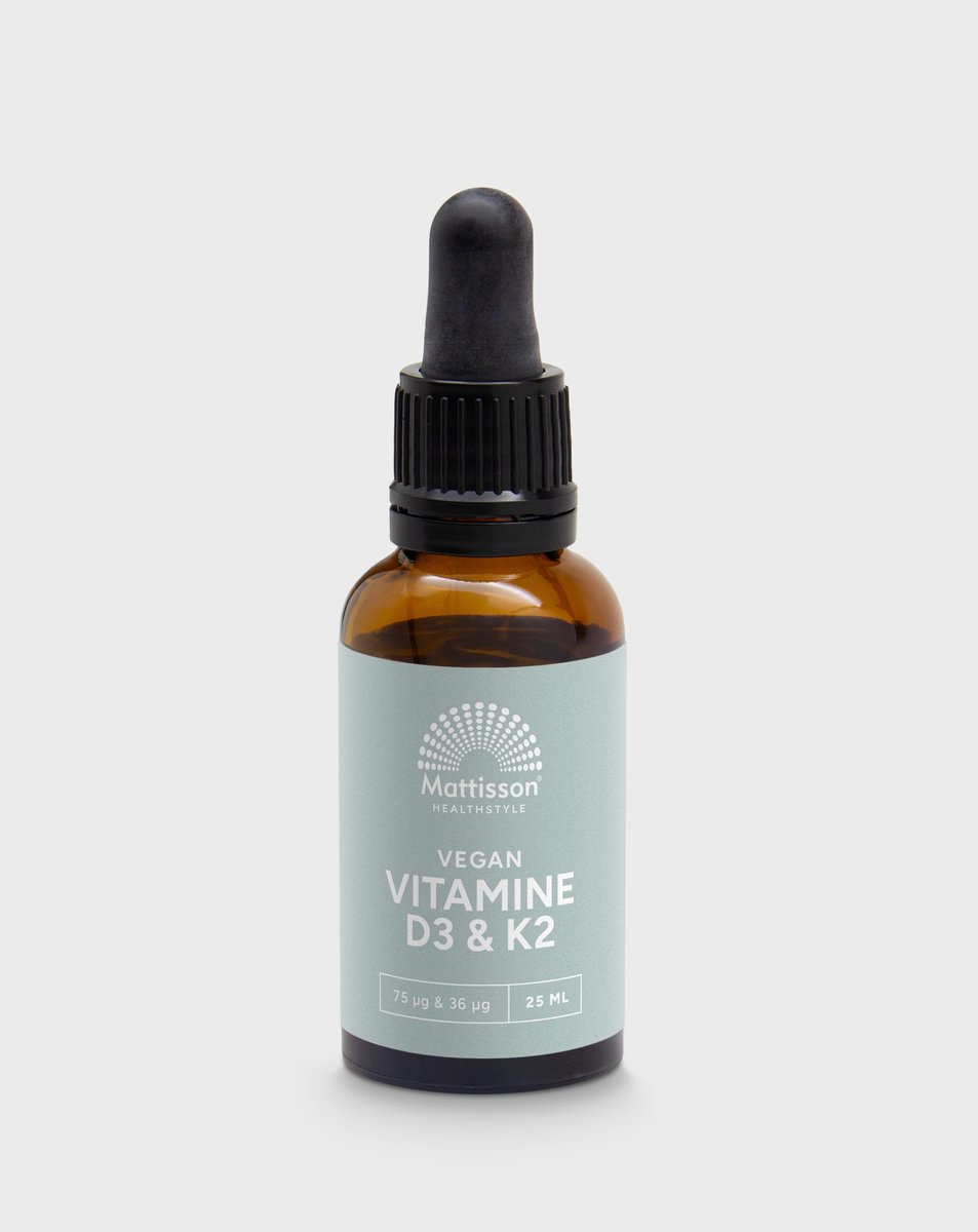 Goedkoopste Mattisson - Vegan Vitamine D3/K - 75 mcg/36 mcg - 25ml