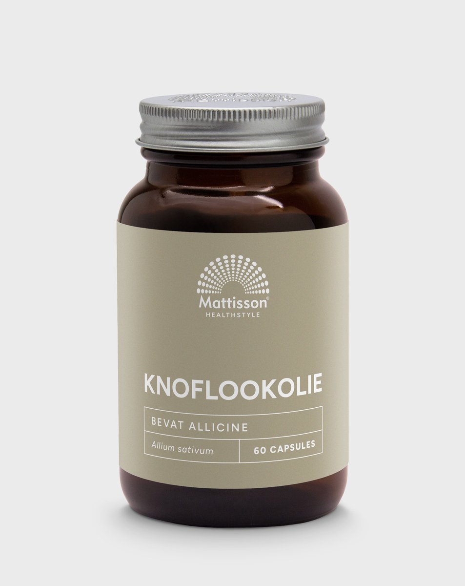 Mattisson - Knoflook Olie 1000mg - Supplement - 60 Capsules