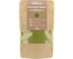 Moringa Poeder 100% Puur - 100 gram - Bevat Vitaminen en Mineralen - Moringa Poeder is Ideaal voor Smoothies, Yoghurt en Moringa Thee - Moringa Oleifera