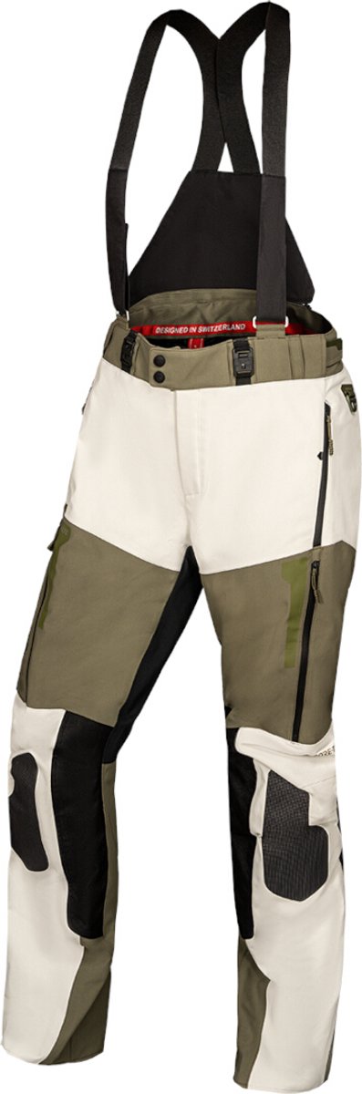 IXS Venture-GTX 1.0 Waterdichte Light Grijs Groen Textiele Motorbroek - Broek