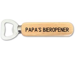 Bieropener - 'Papa's Bieropener' - Perfect Cadeau voor Vaderdag - JMWOODS - Stoer en Persoonlijk Geschenk voor je Vader - Duurzaam en Handig voor Elke Bierliefhebber Bieropener - 'Papa's Bieropener' - Perfect Cadeau voor Vaderdag - JMWOODS - Stoer en Persoonlijk Geschenk voor je Vader - Duurzaam en Handig voor Elke Bierliefhebber