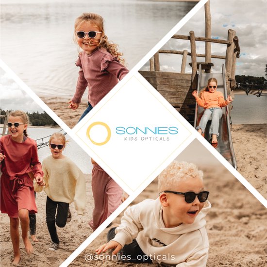 Sonnies - Kinder Zonnebril Veneto Verde - Leeftijd 9 jaar - 10 jaar - 11 jaar - 12 jaar - gepolariseerde glazen met UV400 bescherming - lichtgewicht frame - buigzaam en flexibel - jongens en meisjes - kinderzonnebril - Zonnebril Kind - kleur groen van Sonnies — afbeelding 3