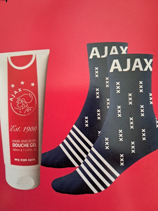 Ajax- design sokken 40-46 & douchegel