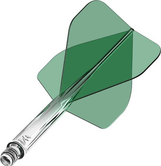 Mission Force 90 Gradient Transparent Green NO2 - Dart Flights van Mission — afbeelding 5