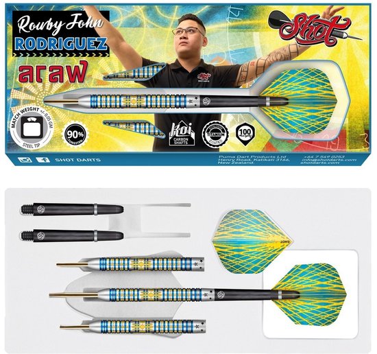 Shot Rowby-John Rodriguez Araw 90% - 26 - Professionele Dartpijlen van Shot! — afbeelding 2