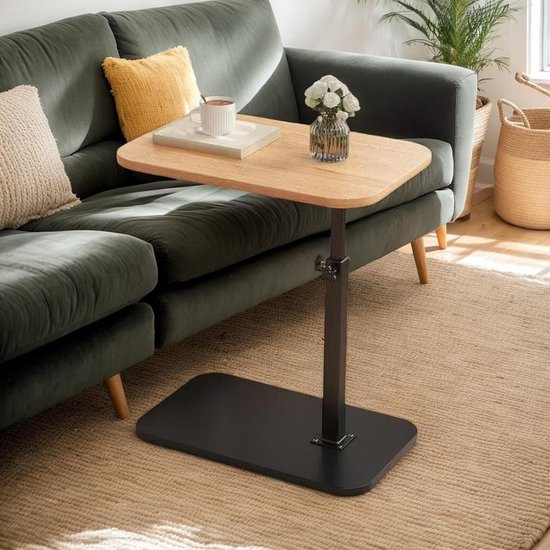 C End Table, Rotating End Table, C-Shaped End Table, Small Side Table ...