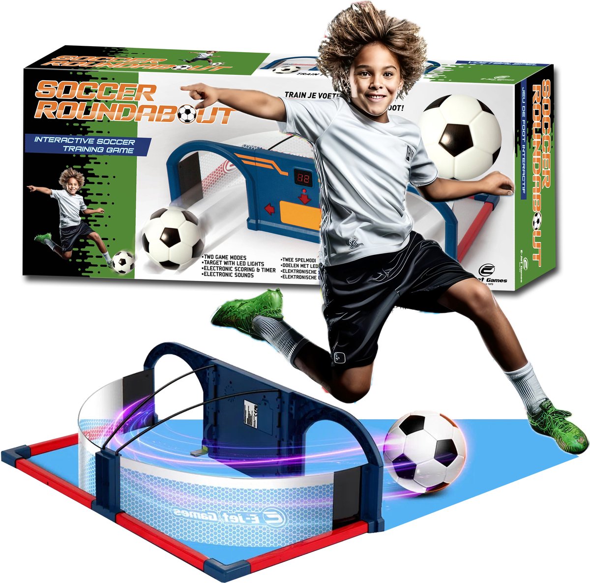 Soccer Roundabout Voetbalspel - Train je voetbalskills | bol