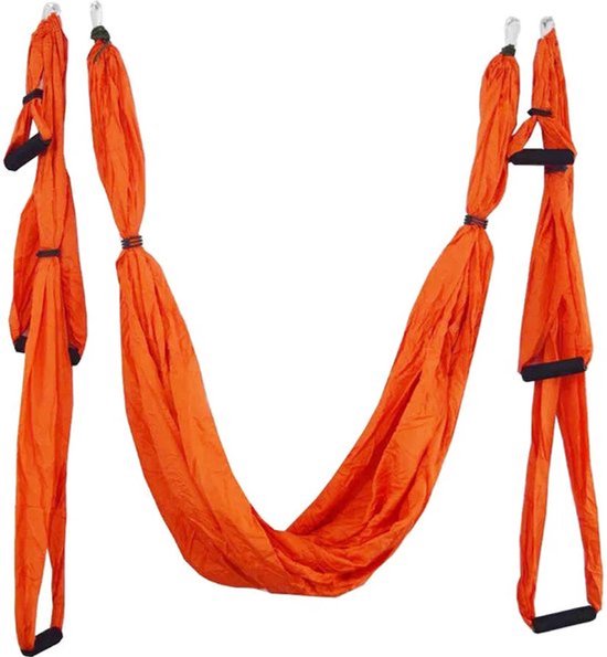 tylxayoxa Aerial Yoga Hängematte Set, Aerial Yoga Swing Air Fliegen, Nestschaukel, Yoga-Schaukel Hammock Swing 200 Kg Max. Tragfähigkeit Mit Beschläge, Anti-Gravity-Übungen(Grau,150x280CM/59x110in