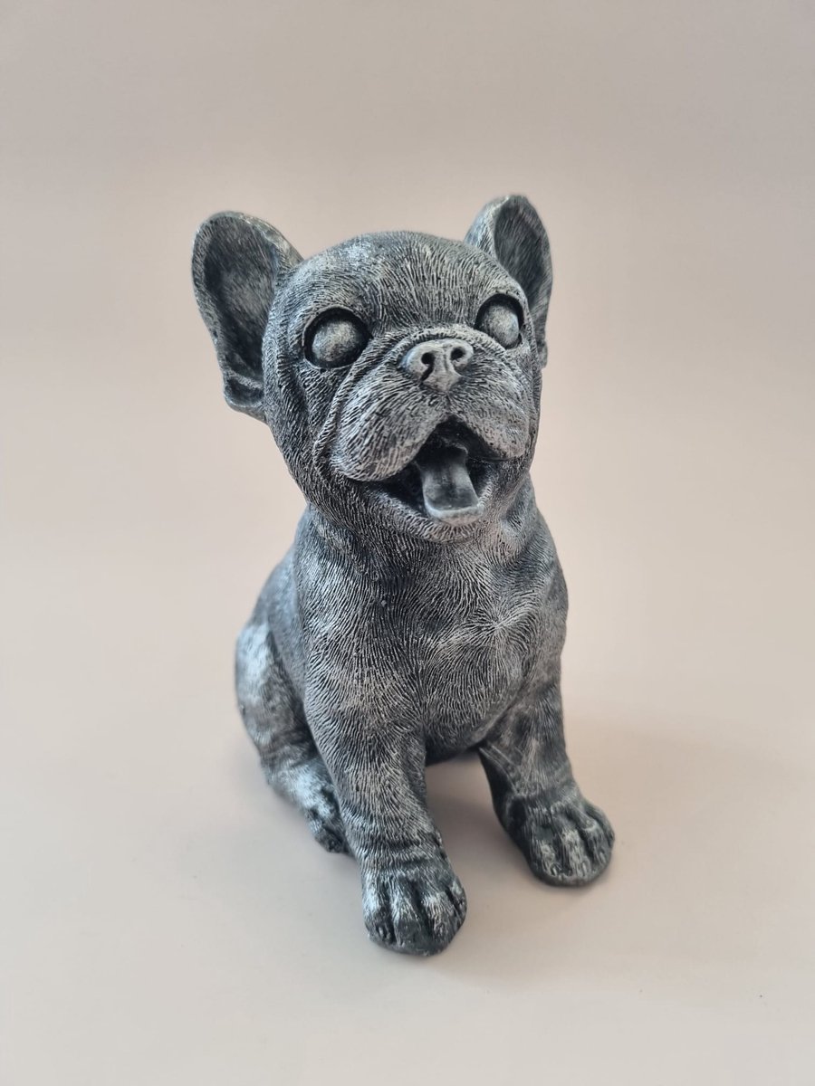 Urn hond - oud zilver - 225 ml