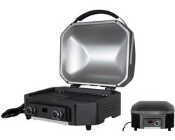 Fameilleur elektrische barbecue- 1700 Watt – Compact & Krachtig – Tot 350°C – Gietijzeren Grillrooster – BBQ voor Balkon, Tuin of Camping – Zwart – Snel op temperatuur – Geen Gas of Houtskool Nodig- grill- tafelgrill- tafel grill- tafelbarbecue- tafe