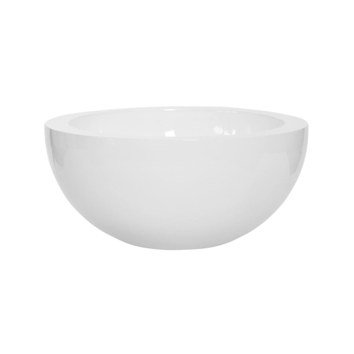 Pottery Pots - Plantenbak - (S) Vic Bowl L - Ø60cm x 28cm - Indoor en Outdoor - Glossy White