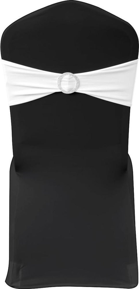 vidaXL Decoratief - stoellint - met - een - diamant - 25 - stuks - (wit)