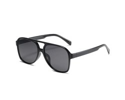 Retro Aviator Zonnebril - Zwart | Fashion Favorite