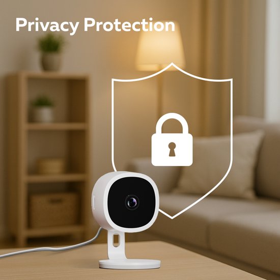 Calex Slimme Bewakingscamera voor Binnen - Wifi IP Camera, Beveiligingscamera met Nachtzicht en 2-Weg Audio - Indoor - 2K (Full HD) - Wit van Calex — afbeelding 4