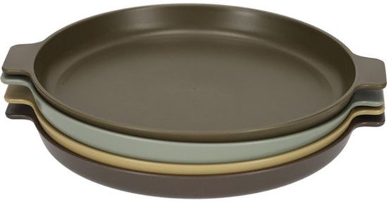 Norlander Outdoor borden - Camping servies - ronde borden - Set van 4 - Multikleur van Norlander — afbeelding 2