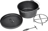 Bol.com vidaXL - Braadpan - outdoor - Ã30 - cm aanbieding