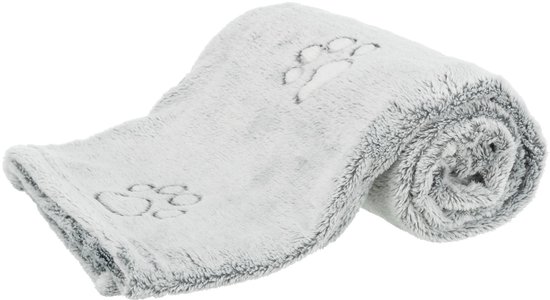 Trixie hondendeken nando softfleece lichtgrijs (75X50 CM)