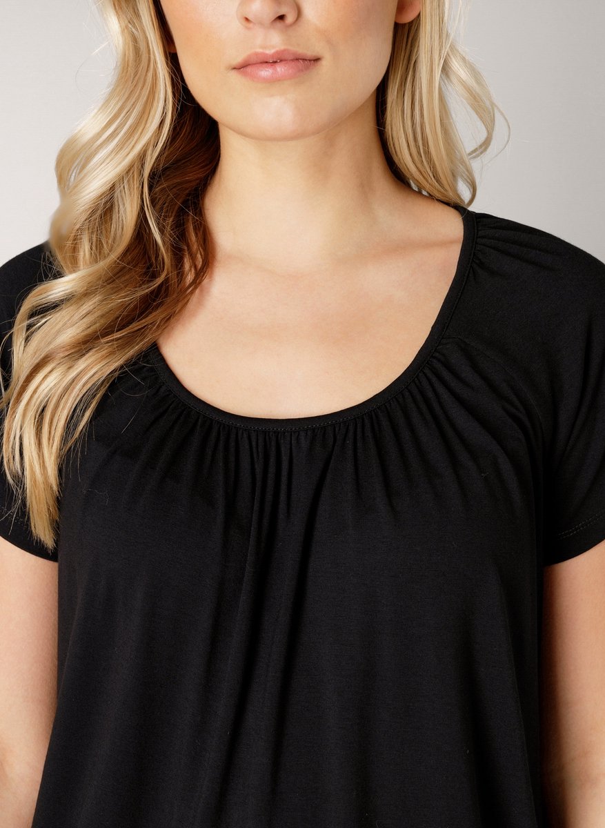 BASE LEVEL Yona Jersey Shirt - Black - maat 40