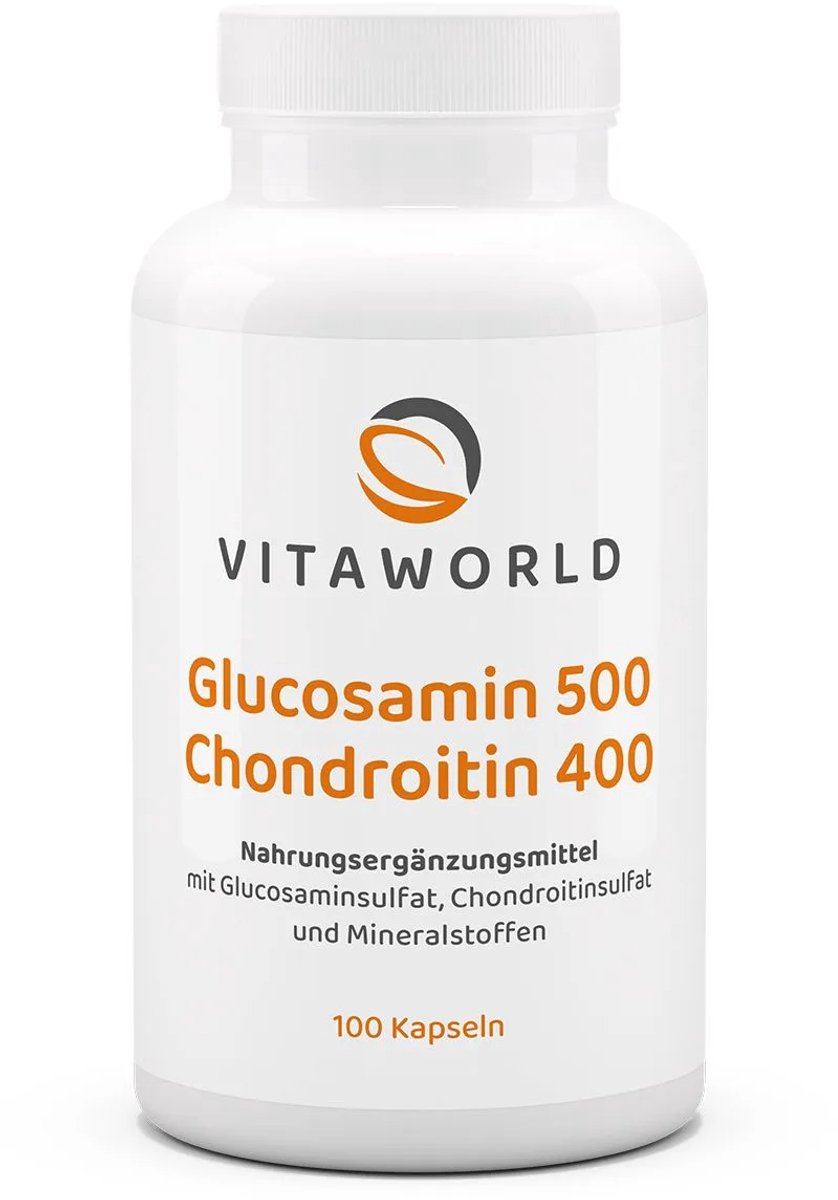 Vitaworld Glucosamine 500 Chondroitine 400 100 capsules