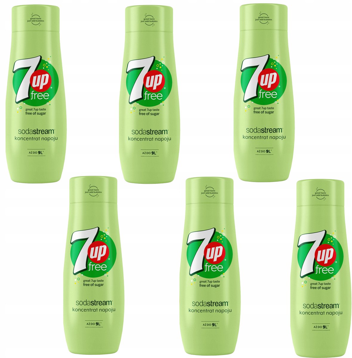 SodaStream 7Up Free - Drankconcentraat Set - 440ml - Suikervrij - Milieuvriendelijk