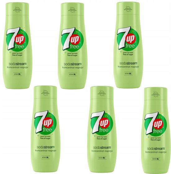 SodaStream 7Up Free - Drankconcentraat Set - 440ml - Suikervrij - Milieuvriendelijk