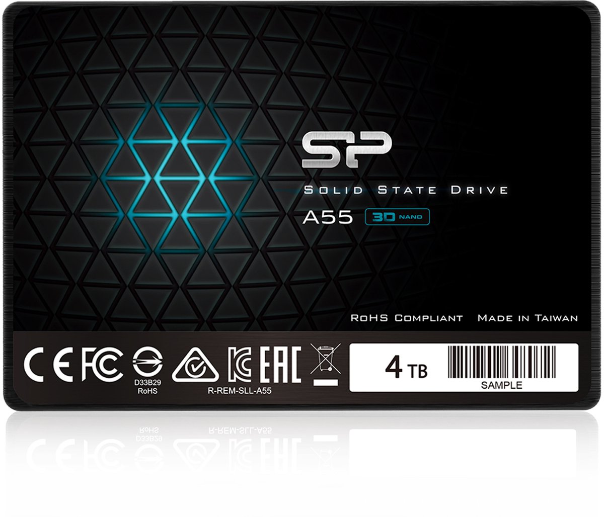 Silicon Power - Ace A55 - 4TB - Interne SSD - 2,5 inch - SATA III - 3D NAND