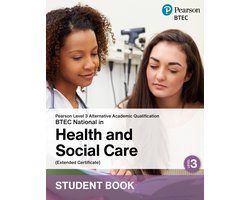 L3 AAQ BTEC National 2025 Health and Social Care Ext Cert Student Book (Print)