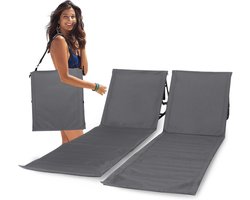 Intimo Strandmat - 2 Stuks - Grijs - 100x51x41cm