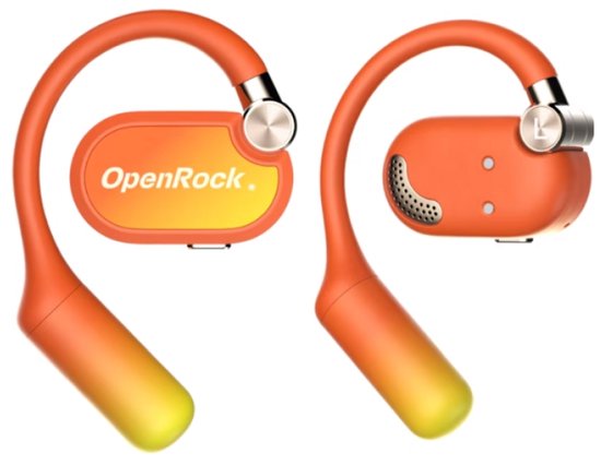 OpenRock X Orange - Air intra - auriculaires Sport à conduction - Bluetooth