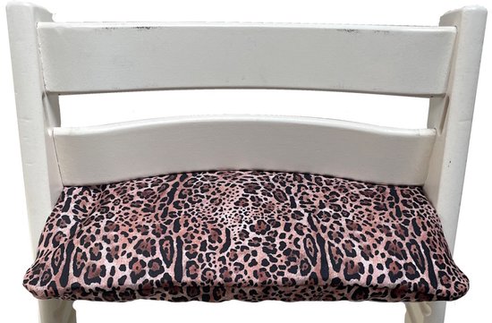 Gecoate kussenset voor de Tripp Trapp kinderstoel van Stokke - Luipaard - eenvoudig schoon te vegen - comfortabel - duurzaam van Merkloos — afbeelding 2