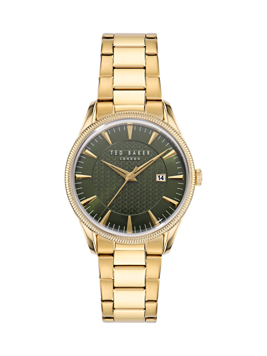 Ted Baker Leytonn Analoog Horloge Goud Case: 100% Roestvrij Staal | Armband: 100% Roestvrij Staal 40 mm BKPLTS403W0