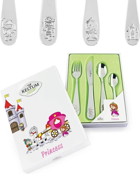 Couvert enfant 3 pcs Princesse acier inox