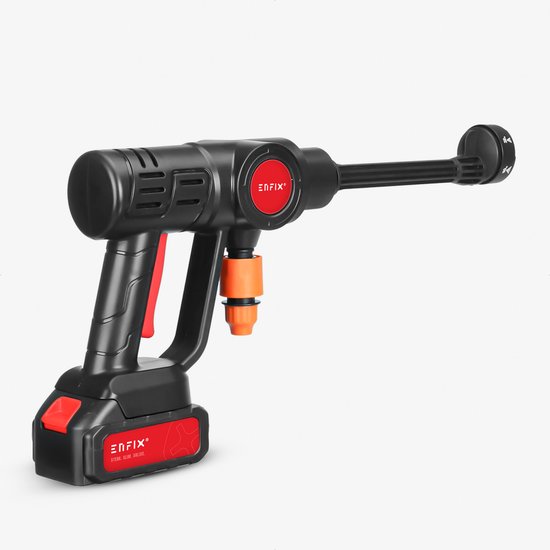 Hogedrukreiniger - tuinset schoonmaken - hogedrukspuit - accu hogedrukreiniger - terrasreiniger - auto wassen - draadloze hogedrukreiniger - 30 bar - incl. 21V 15000 mAh accu + acculader van Merkloos	 — afbeelding 2