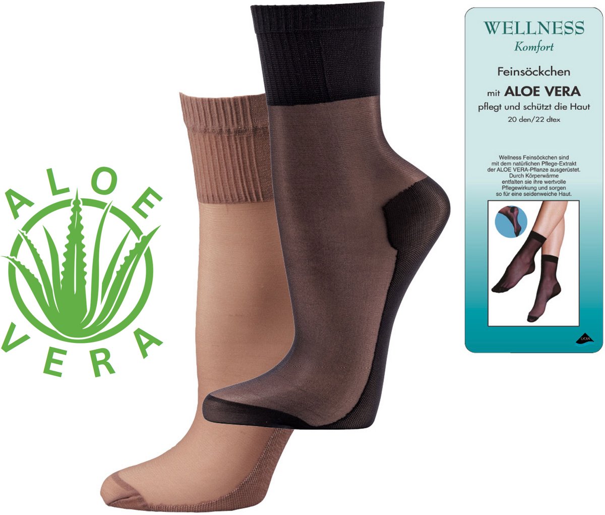 6 Paar Socks4fun - Linnen - Beige -Verkoelend