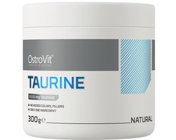 OstroVit - Taurine - 300 g - Natural - aminozuur taurine - geen kunstmatige aroma’s of zoetstoffen - geaccrediteerde laboratoria voor optimale zuiverheid, veiligheid en effectiviteit.