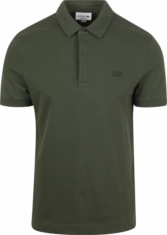 Lacoste Poloshirt Paris Piqué Donkergroen - Maat XXL - Heren