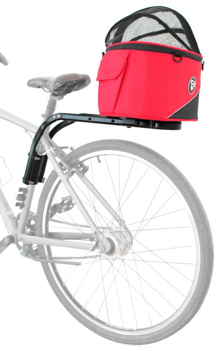 Bol.com DoggyRide Cocoon Fietsmand Rood aanbieding