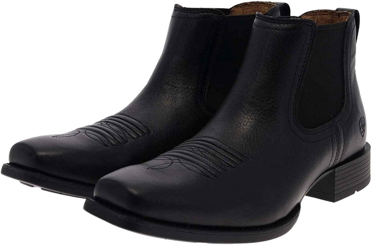 Ariat BOOKER ULTRA SQUARE TOE western rijlaars zwart 47 (12 UK)