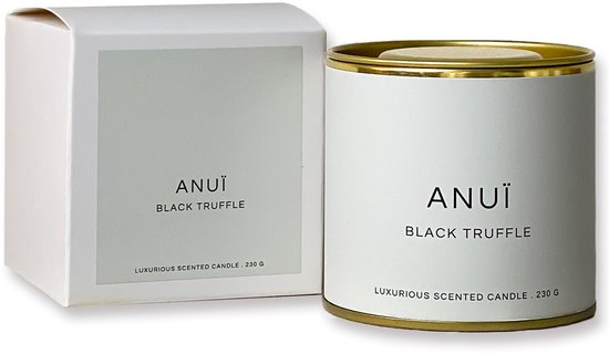 Geurkaars Black Truffle Anuï - Premium Geurkaars - Uitstekende Geurverspreiding - Geurkaars Sojawas Blend - Luxe Geurkaarsen - Kerst Cadeautje