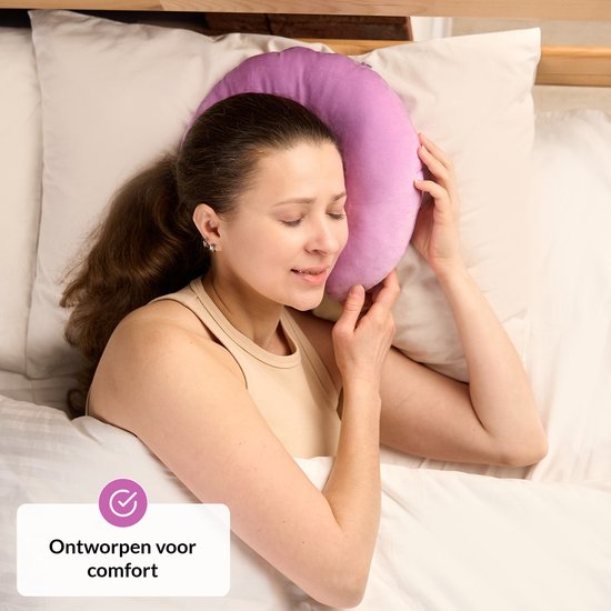 Coussin Donut De Piercing Oreille Avec Trou - Soulagement Douleurs Et Confort Sommeil
