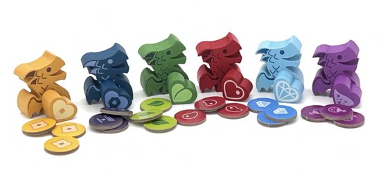 Wancelot Flamecraft Bordspel - Voor 1-5 spelers - Met Neoprene Town Mat