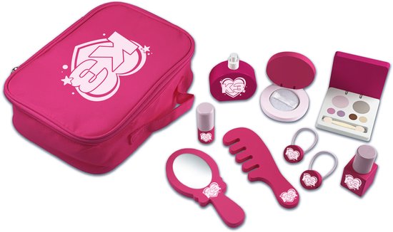 K3 - Maquillage jouet - Coffret de maquillage en bois - 10 pièces