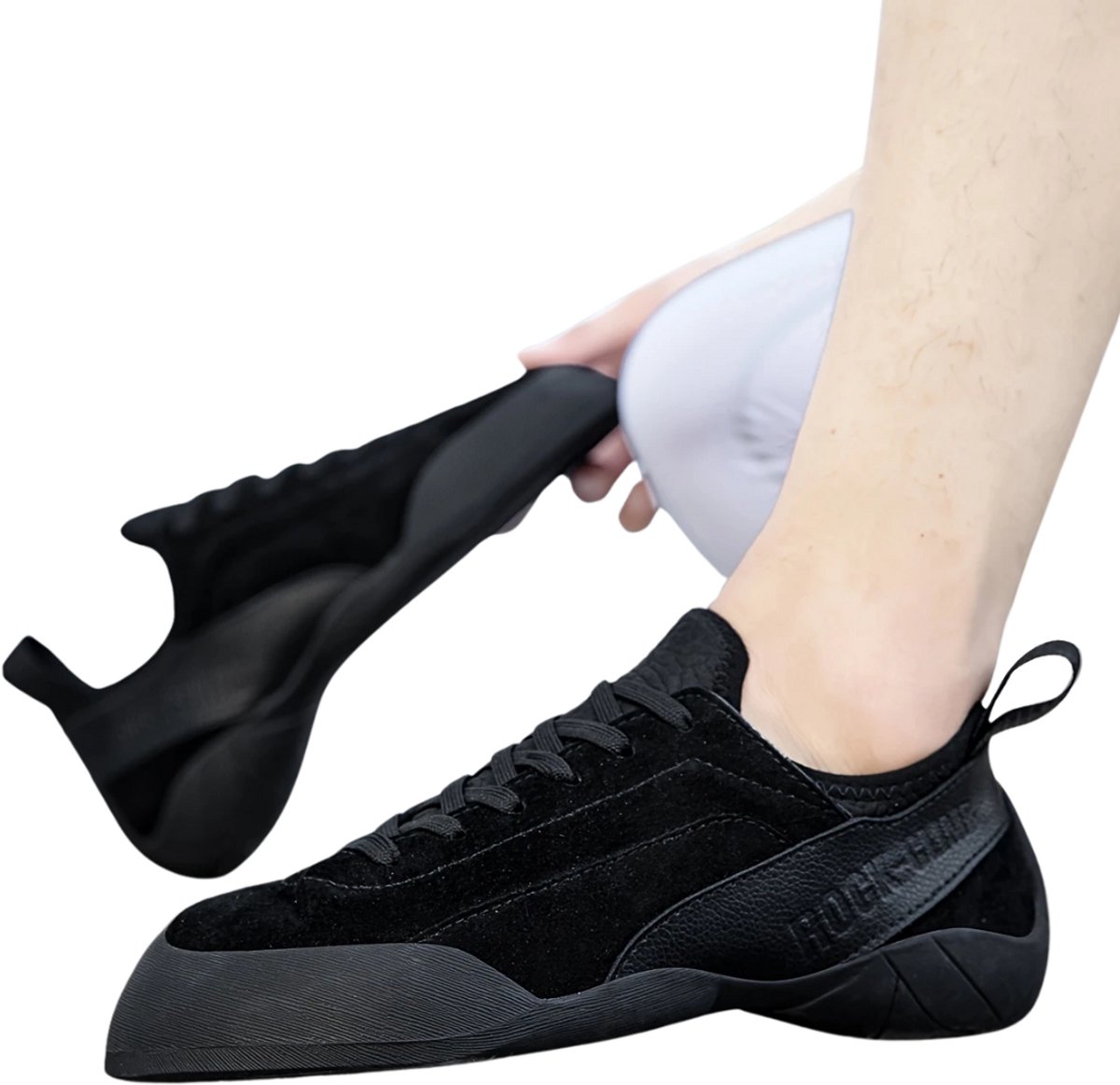 Bovista Boulder Schoenen - Boulderschoenen - Klimschoenen - Heren - Dames - Indoor - Zwart + Grijs 39.5
