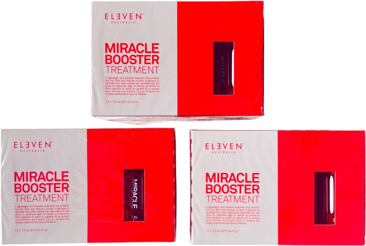 SALE ! 3 Stuks Eleven Miracle Booster Treatment 12 x 13 ml SUPER VOORDELIG