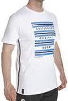 CANTERBURY HOOP STRIPE TEE - XS - WHITE