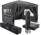 Bol.com Tristar Partytent 3x3m - PT-7802 - Easy Up - Met Zijwanden - Waterdicht - inclusief Draagtas - Paviljoen - Opvouwbaar - ... aanbieding