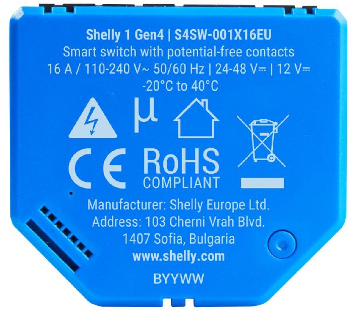 Shelly 1 Gen4 | bol